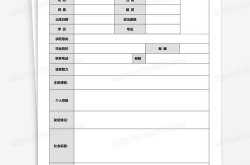 个人求职简历电子表格,个人求职历程与能力概览